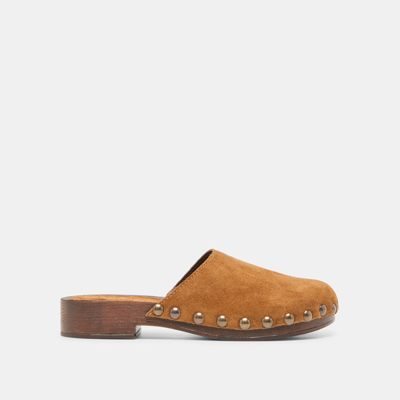 ALANIS FLATS CHESTNUT SUEDE 1