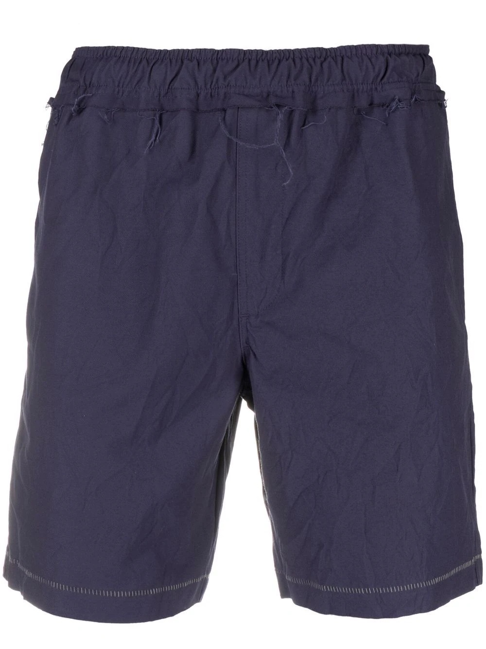 contrast-stitching track shorts - 2