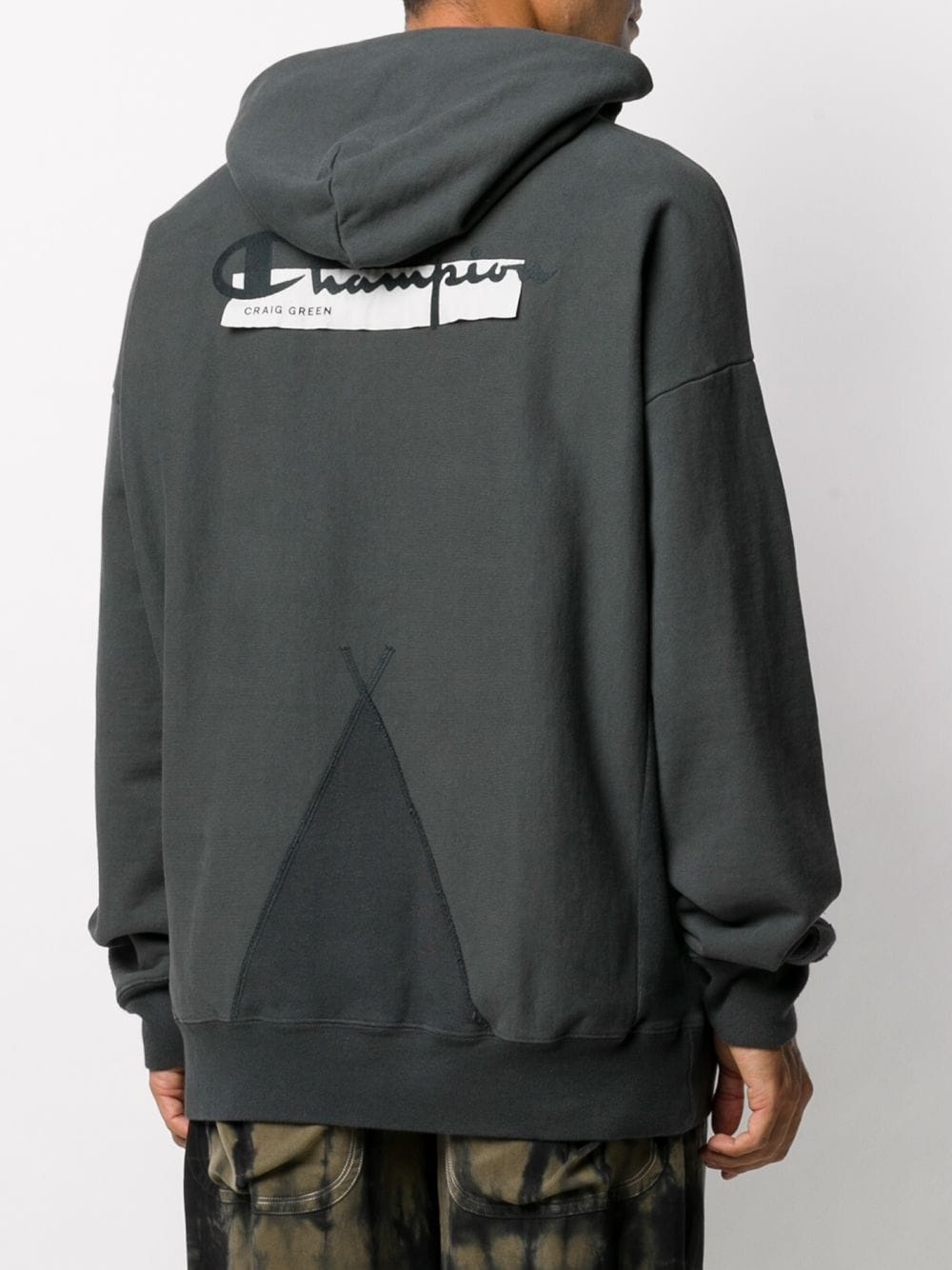 x Champion drawstring hoodie - 4