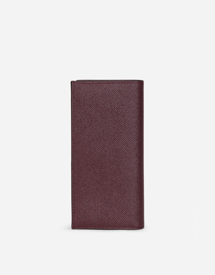 Dauphine calfskin verticle wallet with branded tag - 3