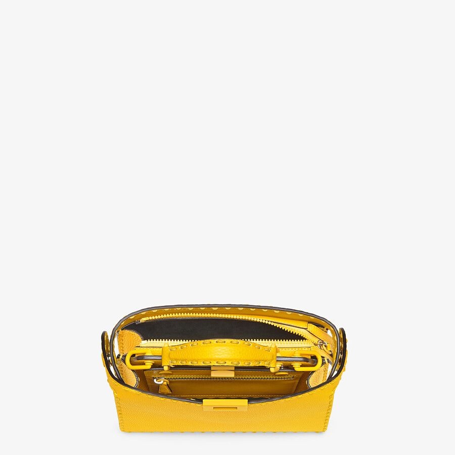 Yellow leather bag - 5