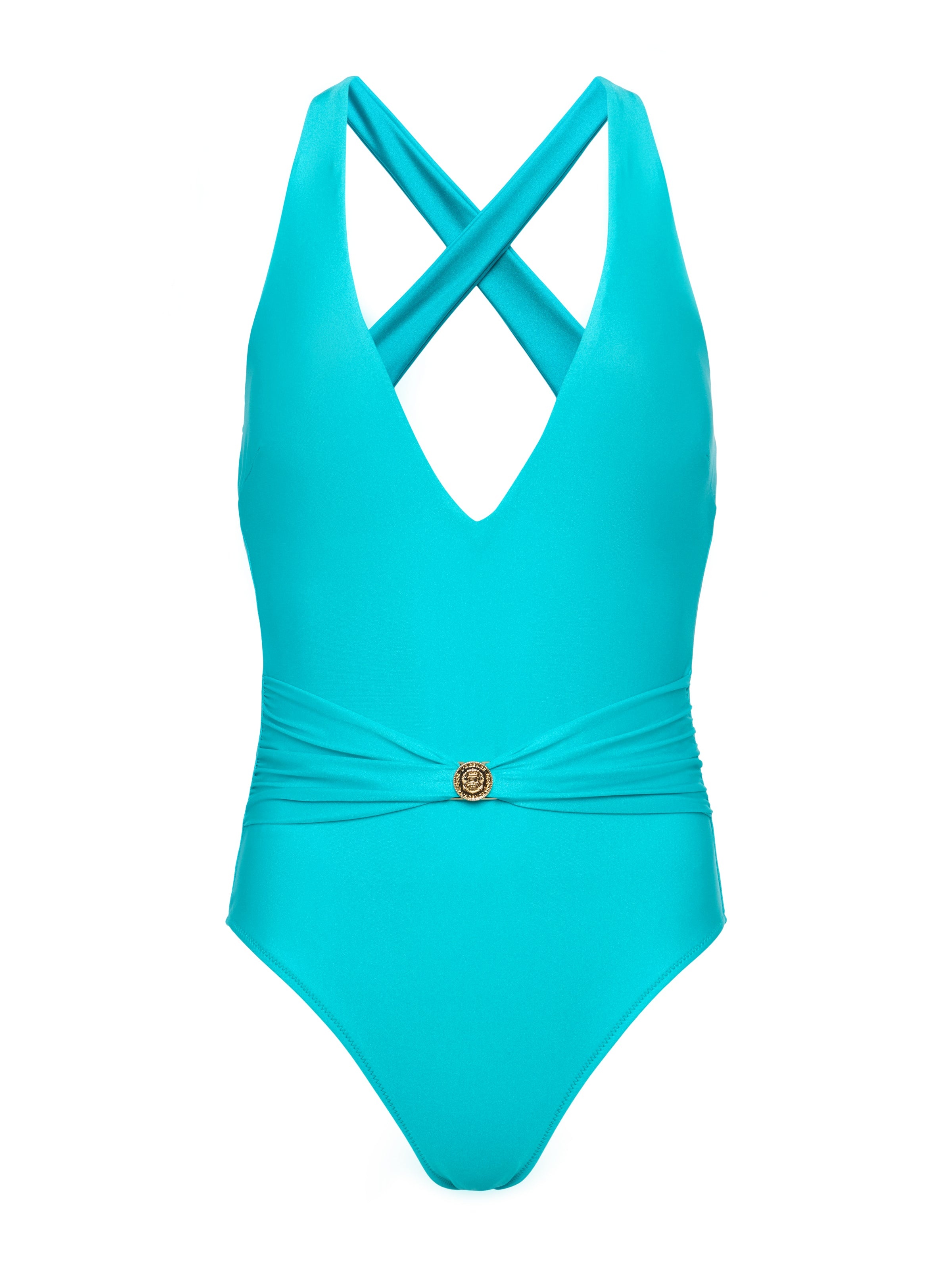 Lisa Plunge One-Piece Swimsuit - 1