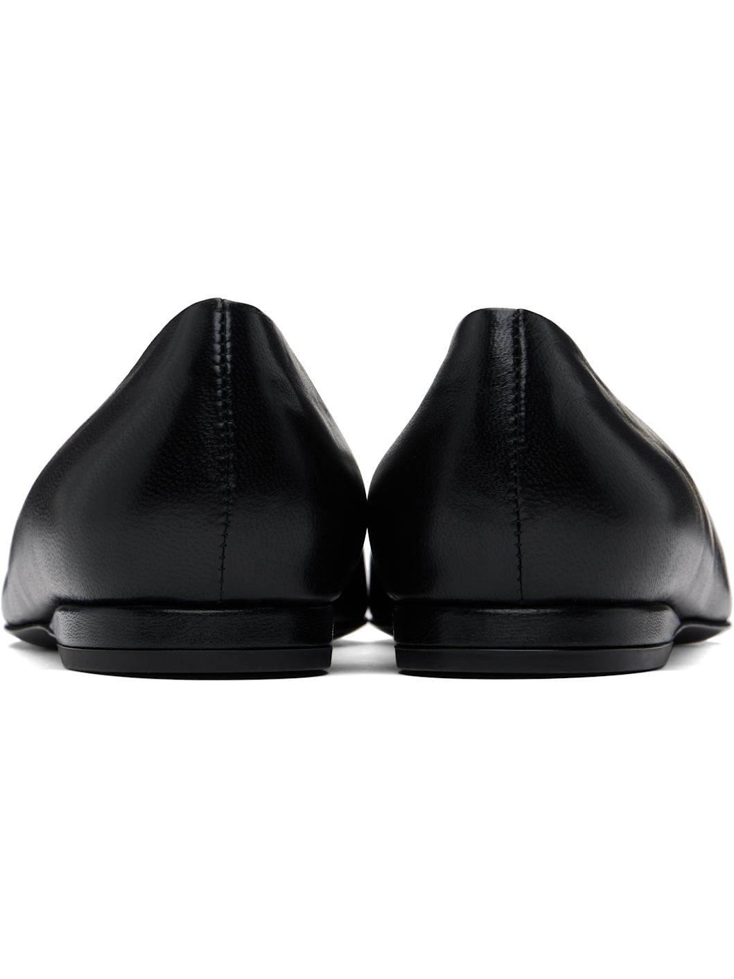 Black Barsi Ballerina Flats - 2