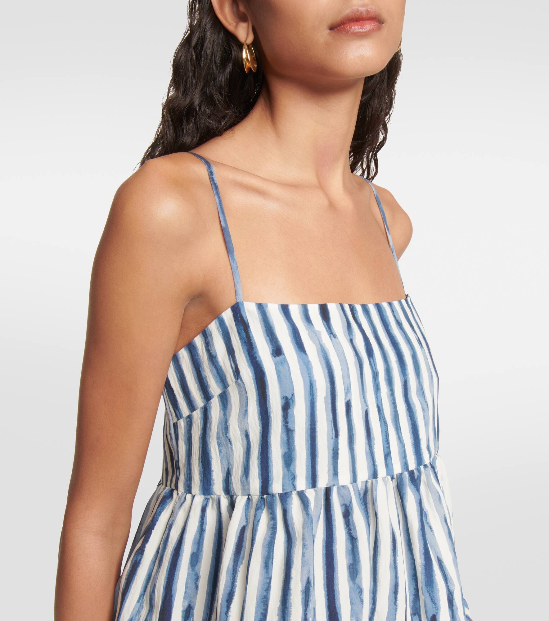 Striped midi dress - 4