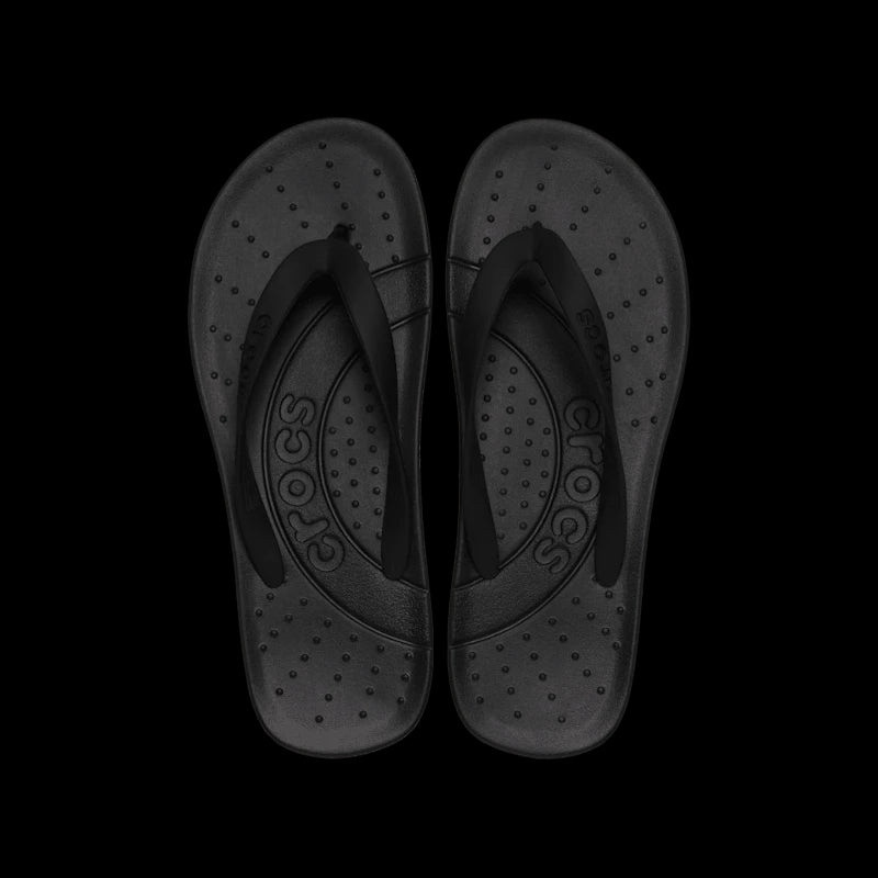 crocs Crocs Casual Flip-Flops 'Black' 210089-001 outlook
