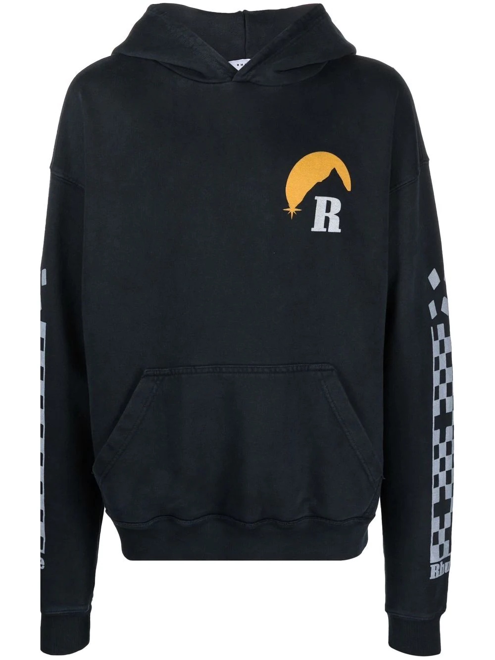 logo-print hoodie - 1