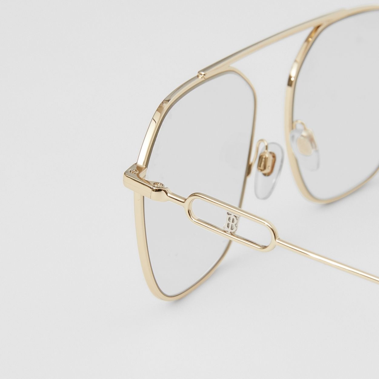 Chain-link Detail Geometric Blue Light Glasses – Online Exclusive - 2