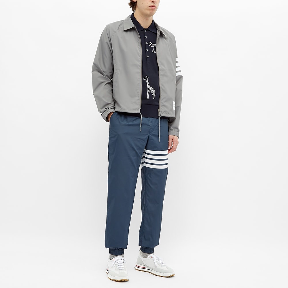 Thom Browne All Over Embroidery 4 Bar Polo - 5