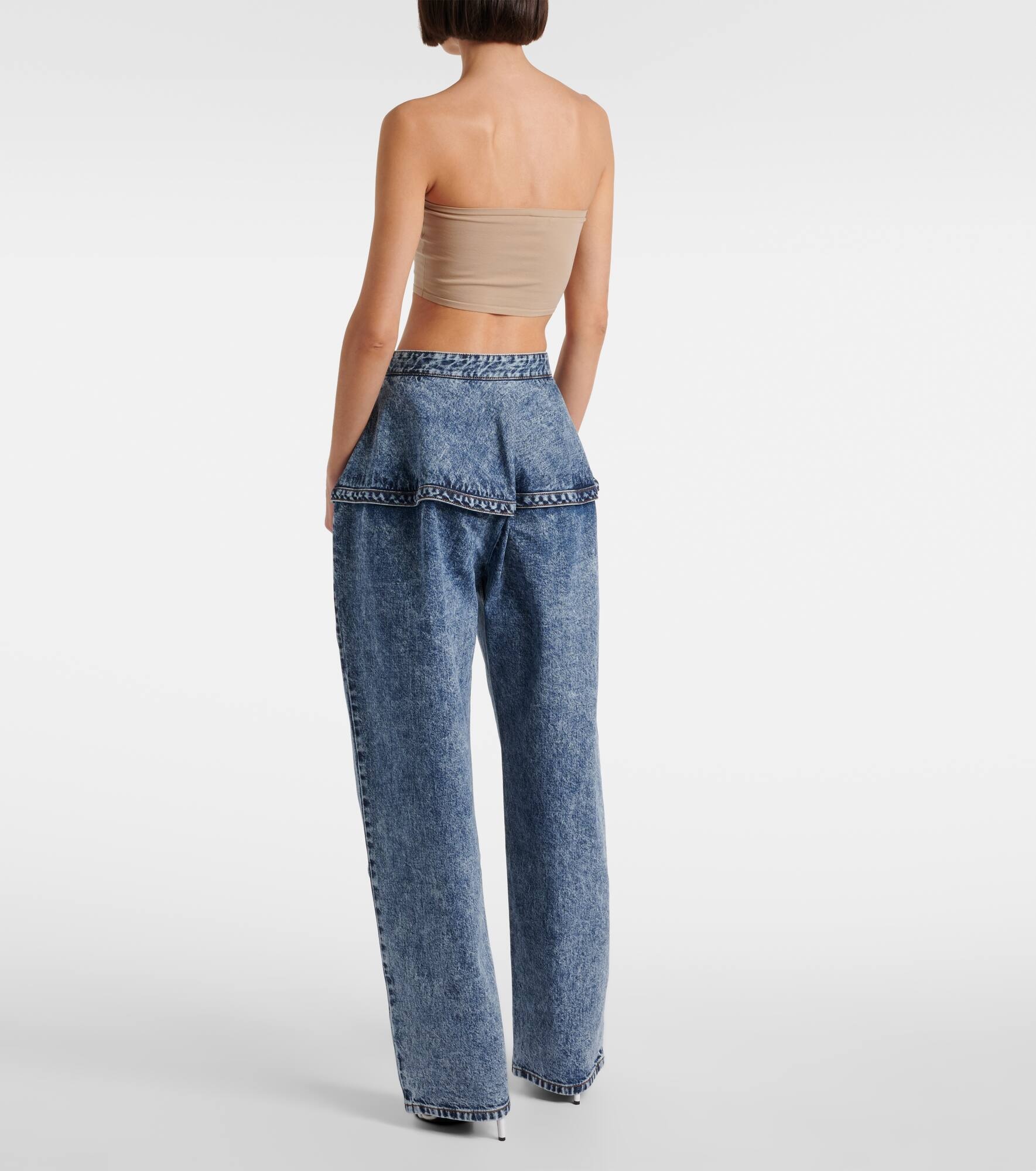 High-rise wide-leg jeans - 3
