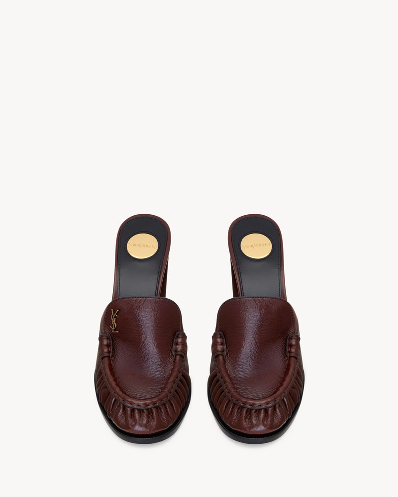 SAINT LAURENT LE LOAFER MULES IN SMOOTH LEATHER outlook
