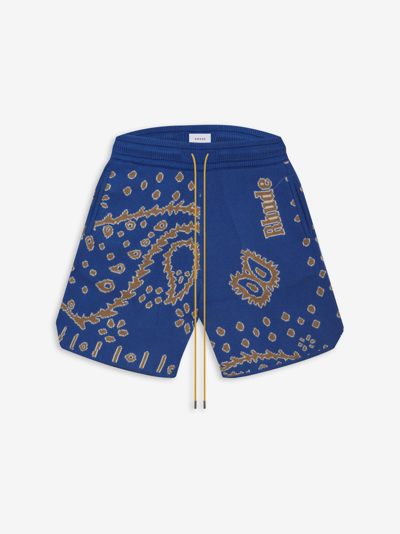 KNIT BANDANA SHORTS 1