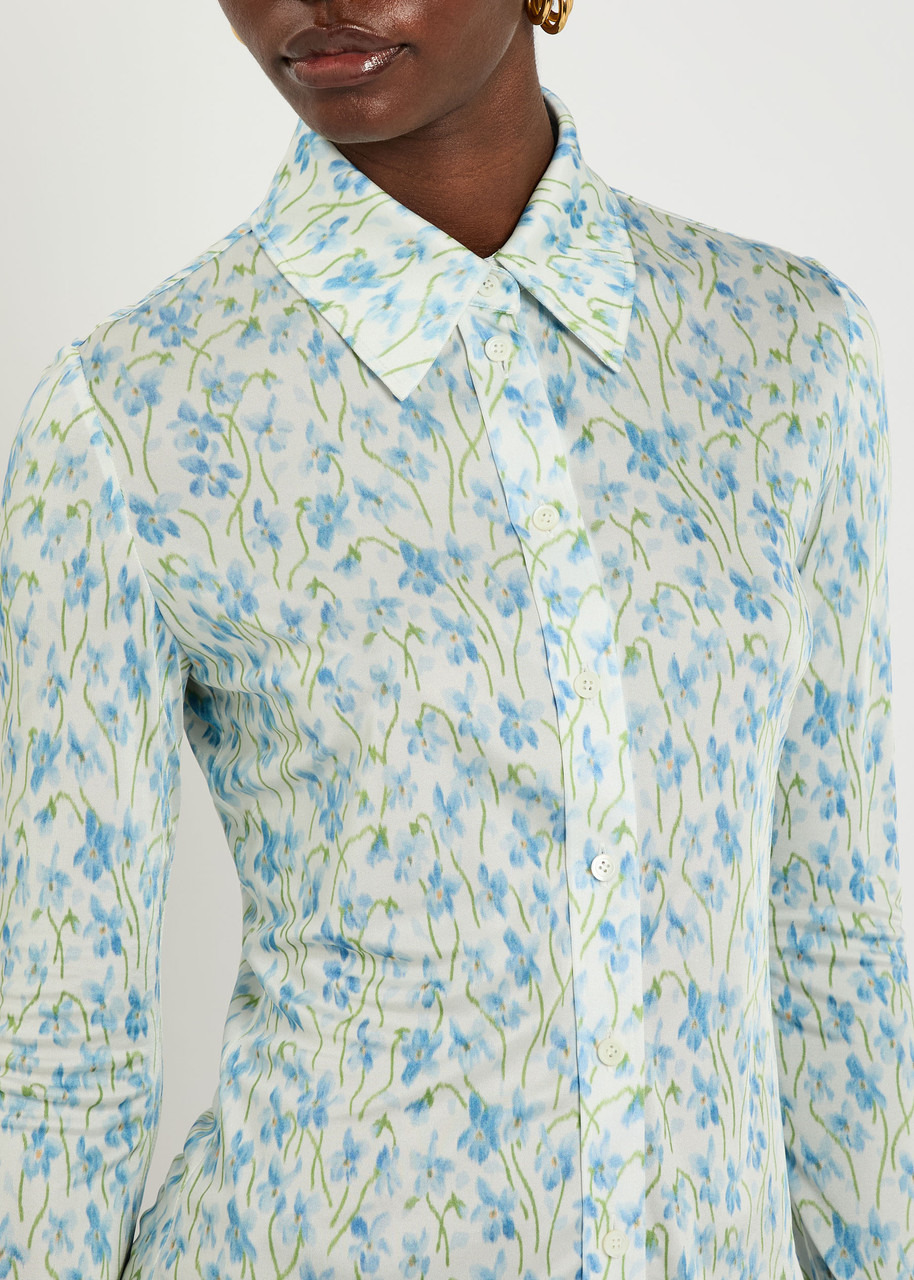 Loewe Floral-print Mesh Shirt - 5