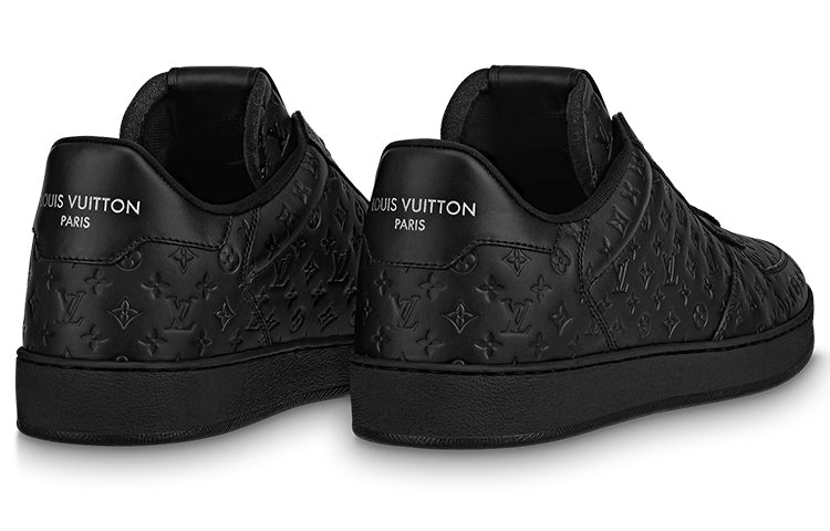 LOUIS VUITTON Rivoli Sneakers 'Black Mini Monogram' 1AARHO - 3
