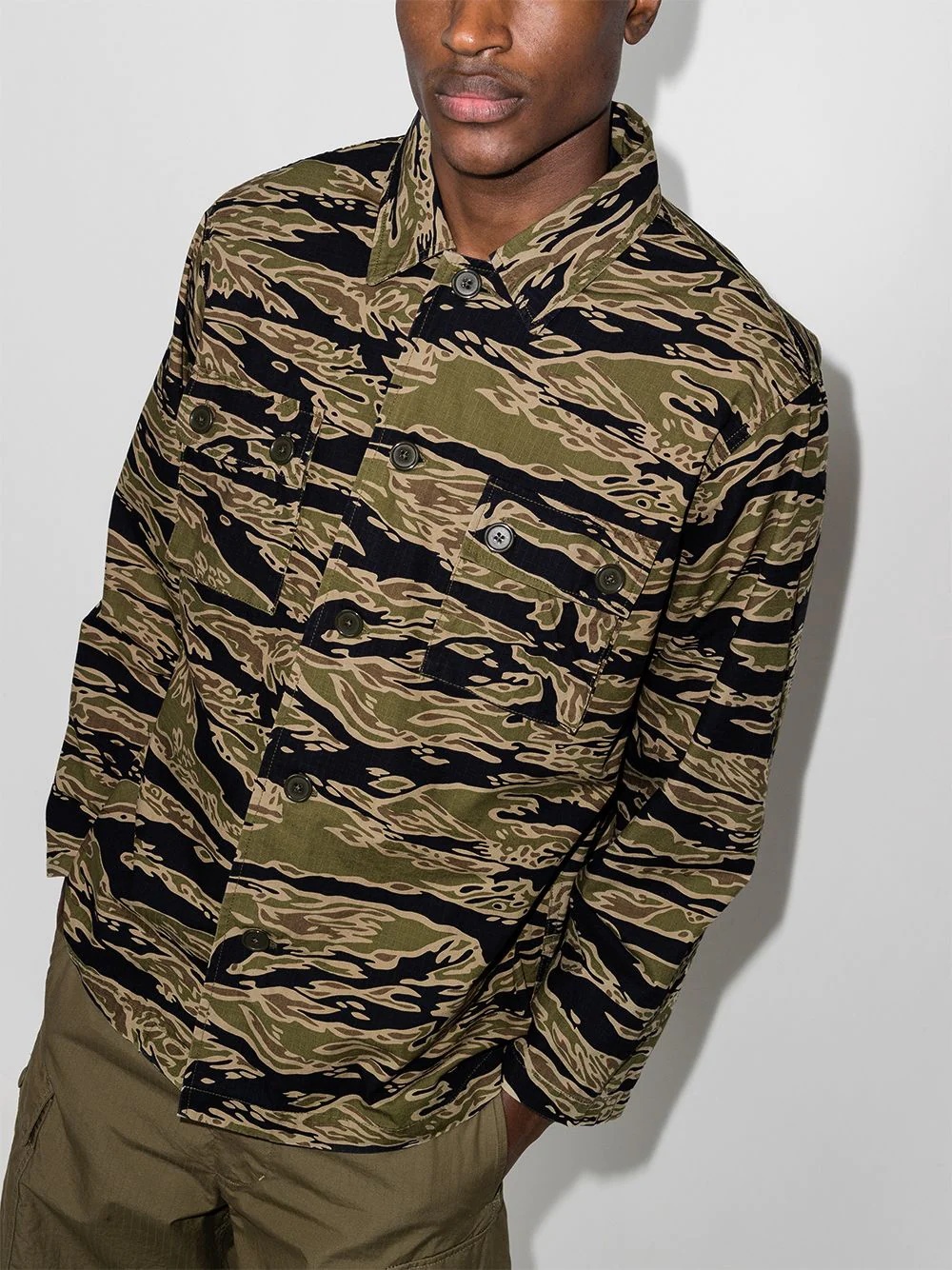 x Tim Lehi Tigercamo shirt jacket - 2