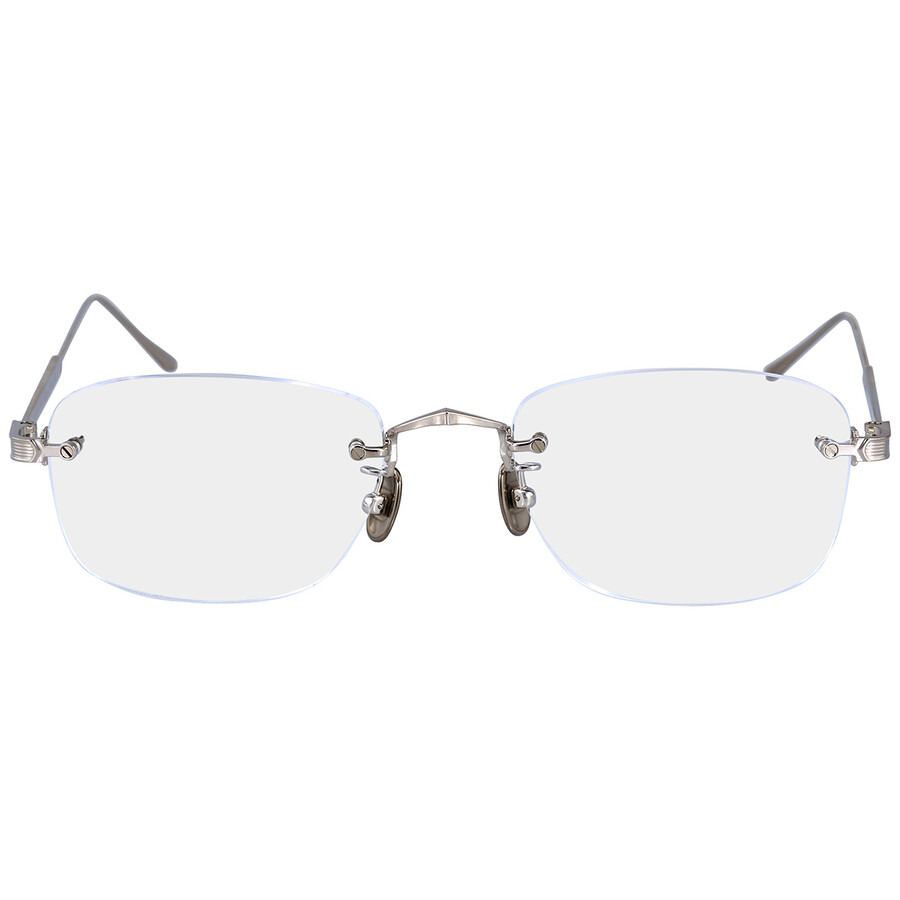Cartier Demo Rectangular Men's Eyeglasses CT0228O 003 54 - 1