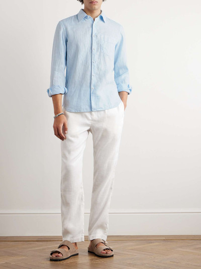 Aspesi Sedici Slim-Fit Cutaway-Collar Linen Shirt outlook
