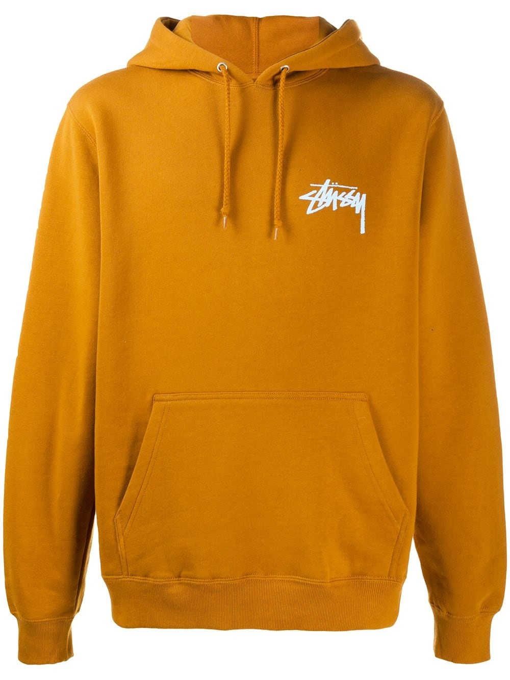 logo print hoodie - 1