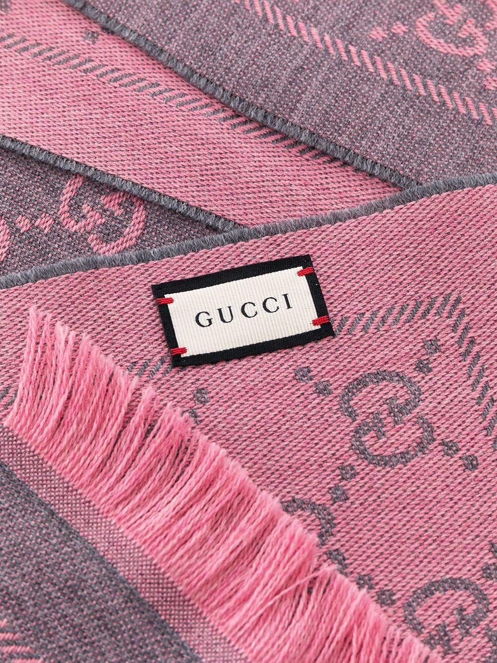 GG wool scarf - 2