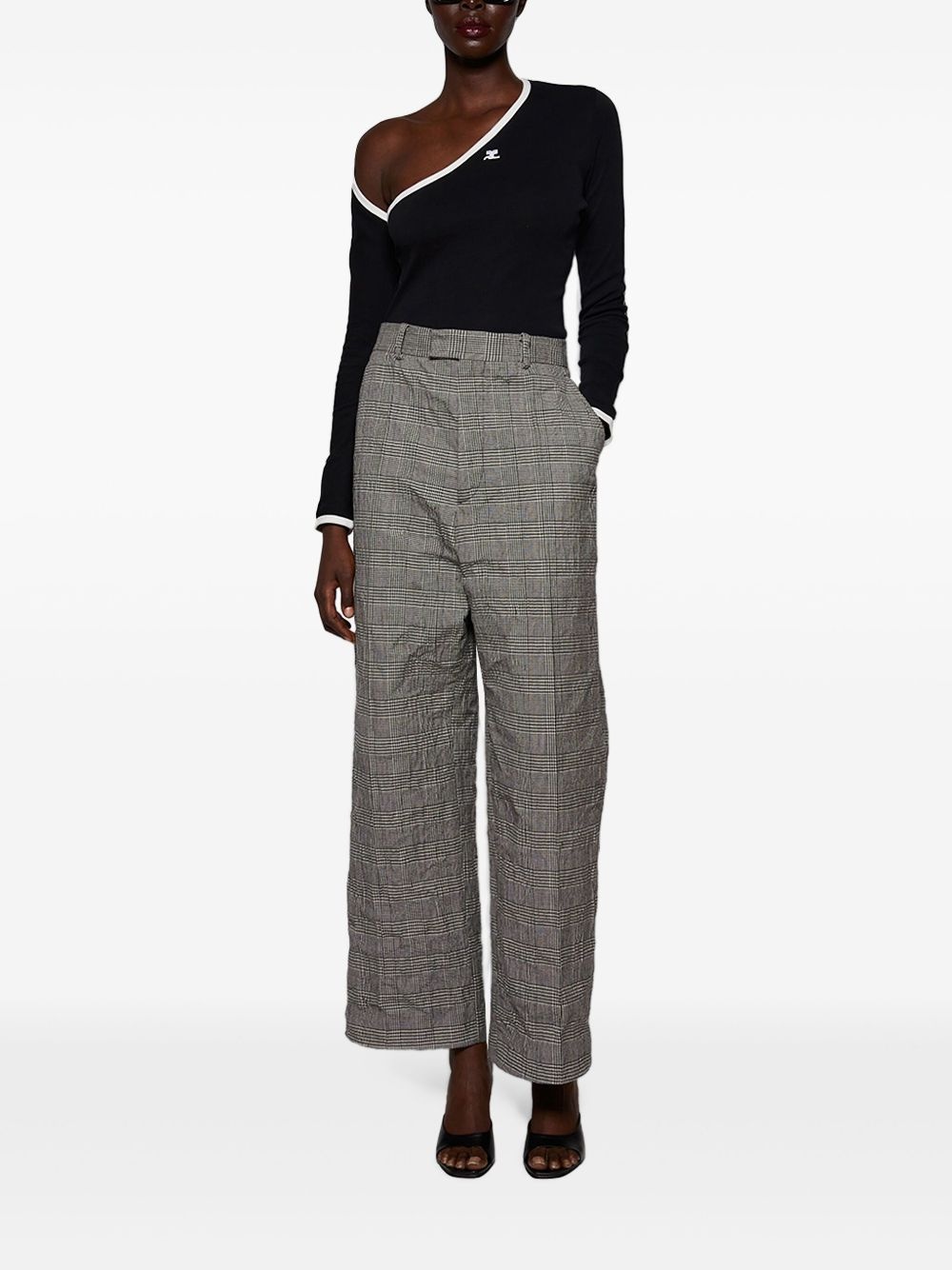 checked trousers - 2