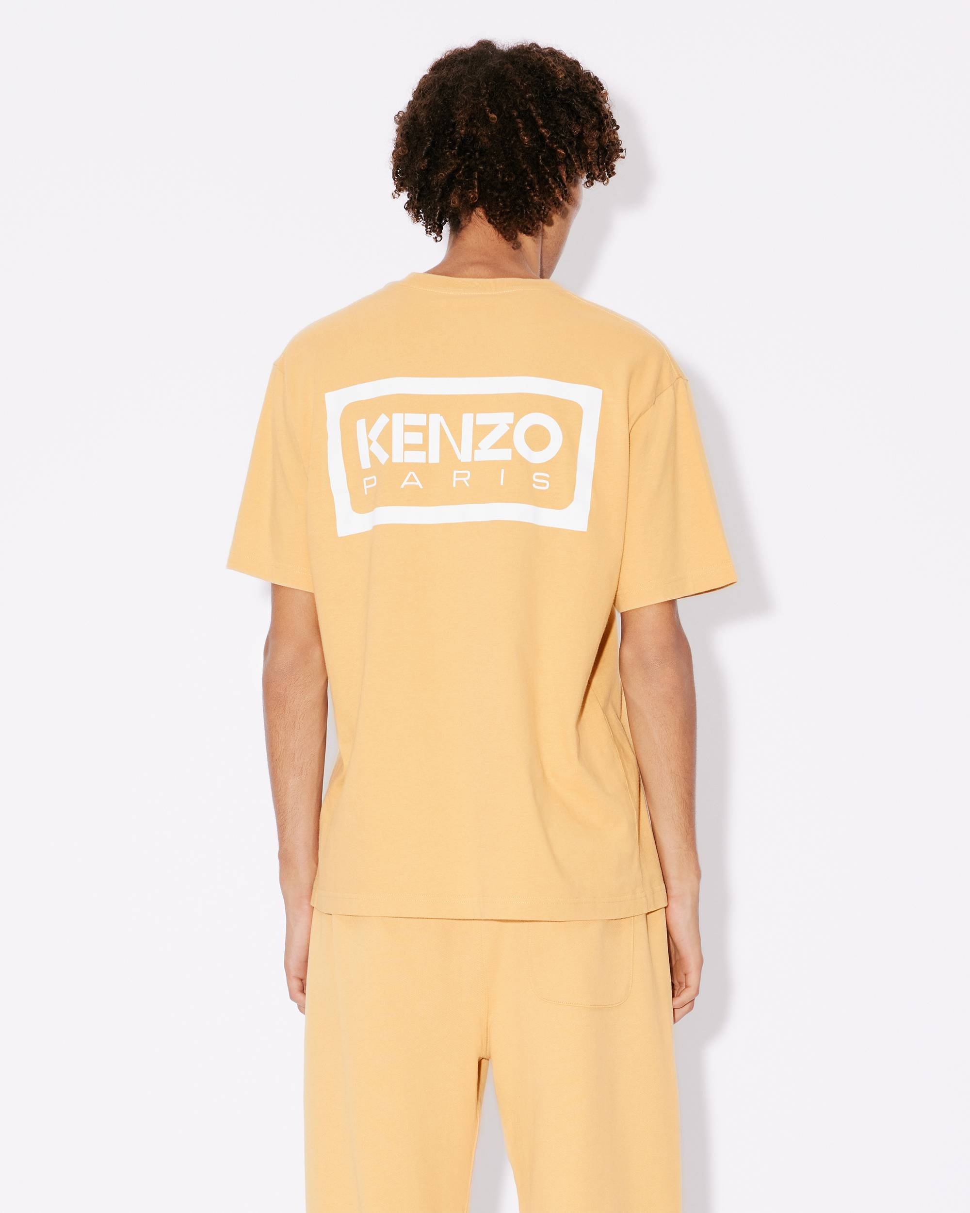 'Bicolor KENZO Paris' classic two-tone embroidered T-shirt - 4
