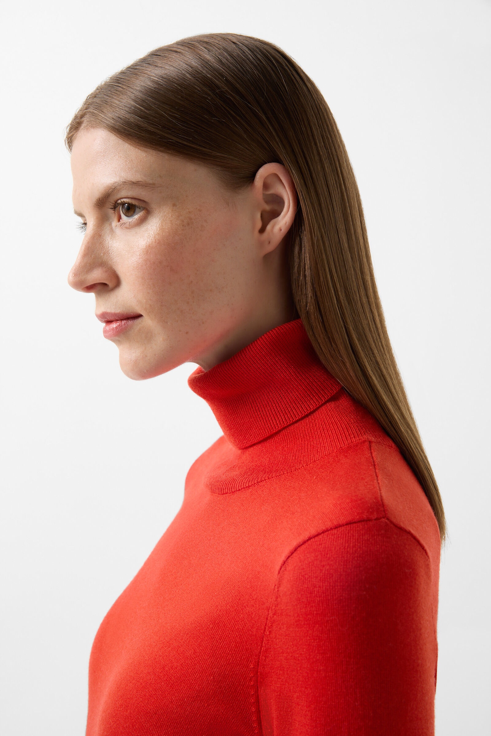 Vinny Turtleneck pullover in Red - 6