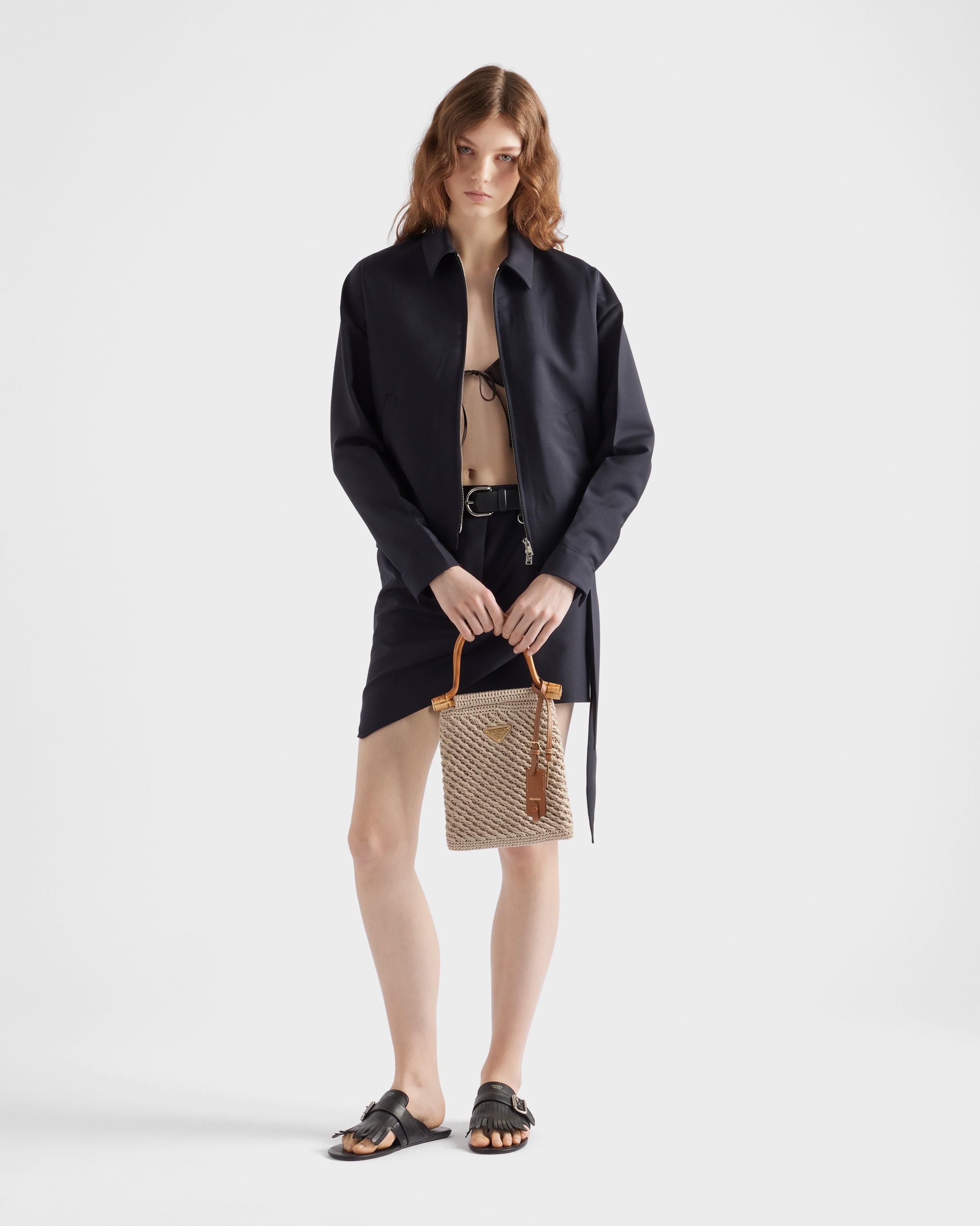 Kid mohair blouson jacket - 2