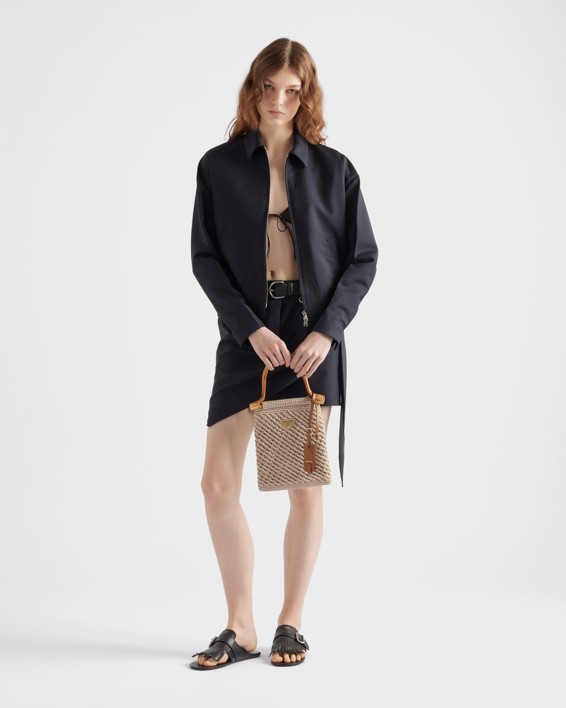 Prada Kid mohair blouson jacket outlook