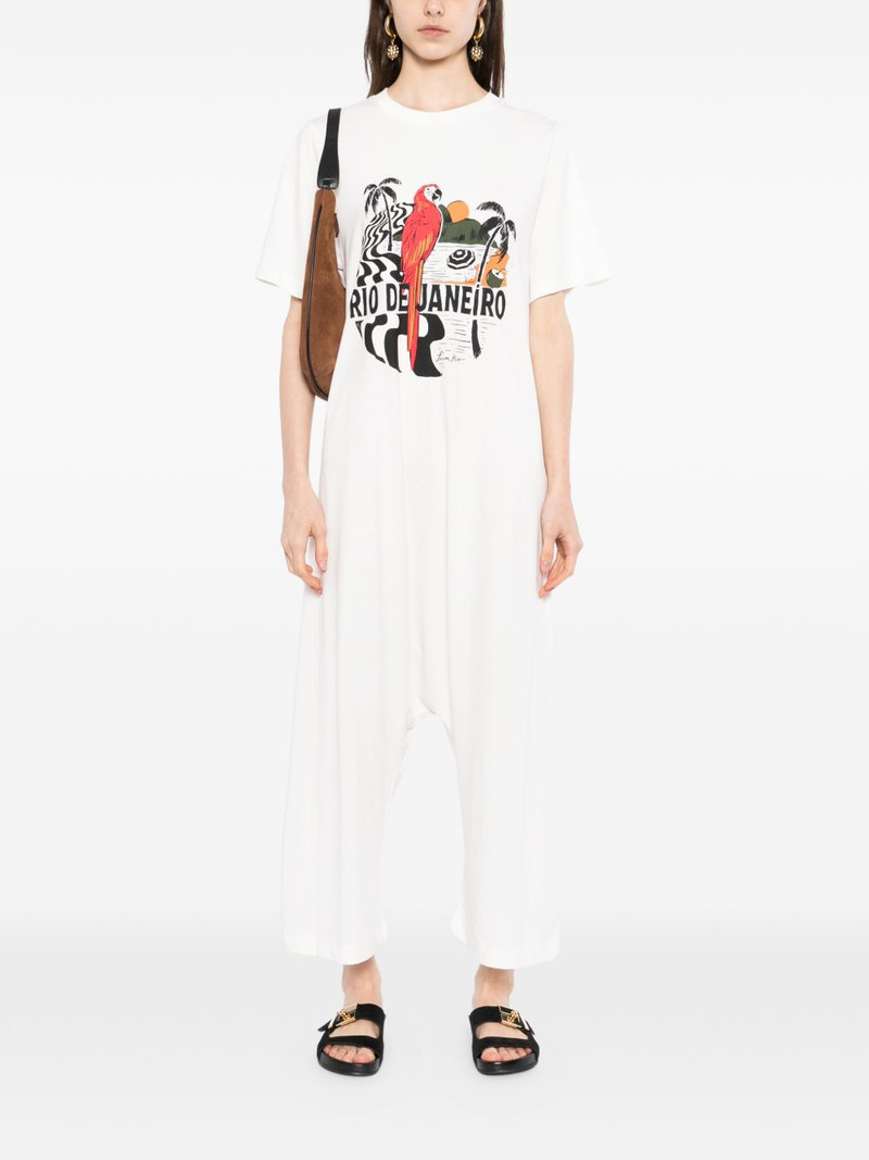 FARM RIO graphic-print jumpsuit outlook