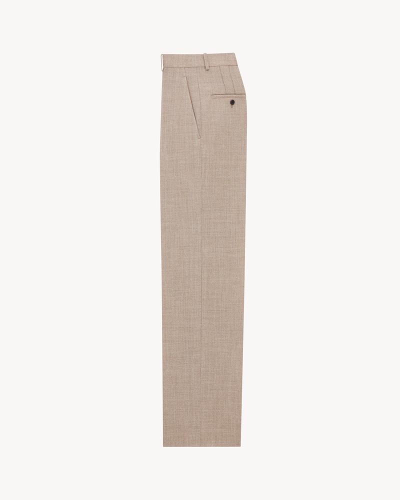 SAINT LAURENT HIGH-RISE PANTS IN WOOL outlook