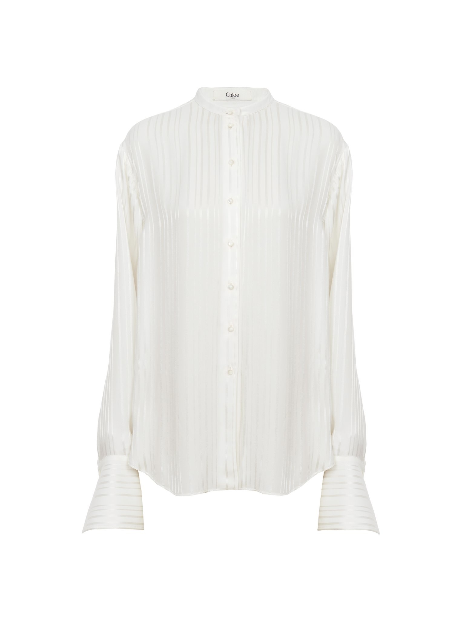 OVERSIZED BLOUSE IN VISCOSE & SILK SATIN - 1