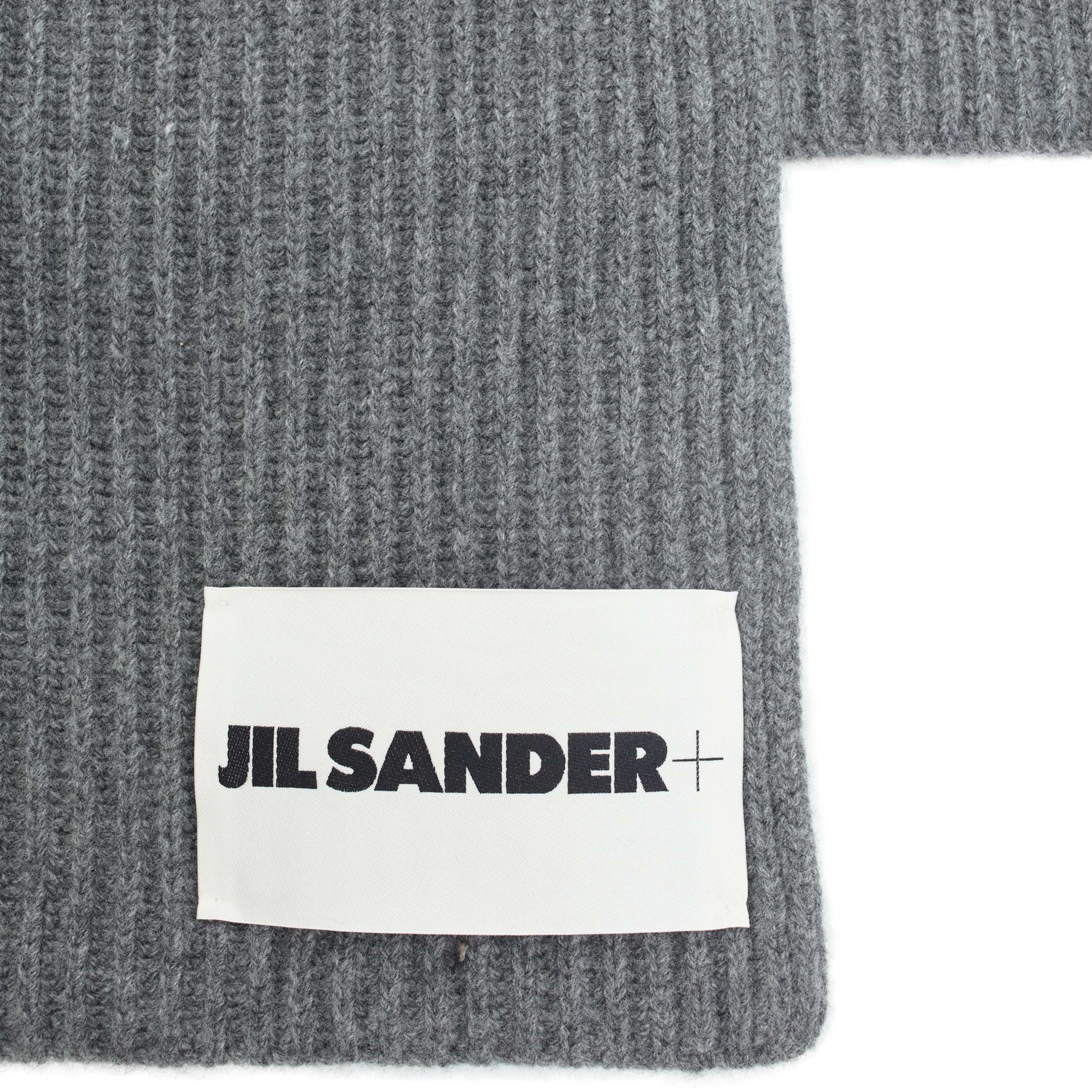 KNITTED SCARF WITH PATCH - 4