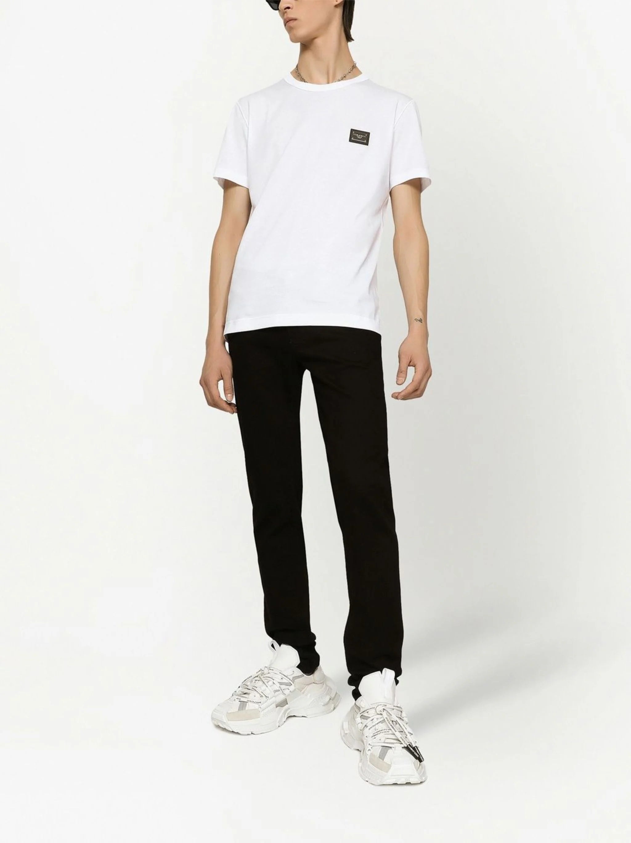 LOGO-TAG COTTON T-SHIRT - 2