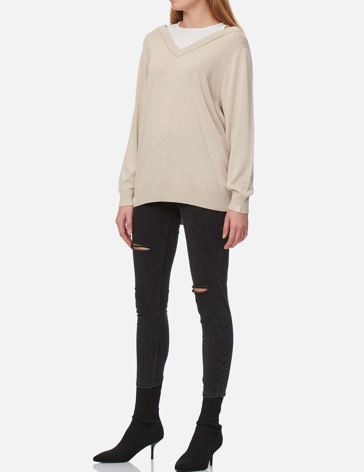 Logo Embroidery 2-in-1 Sweater - 5