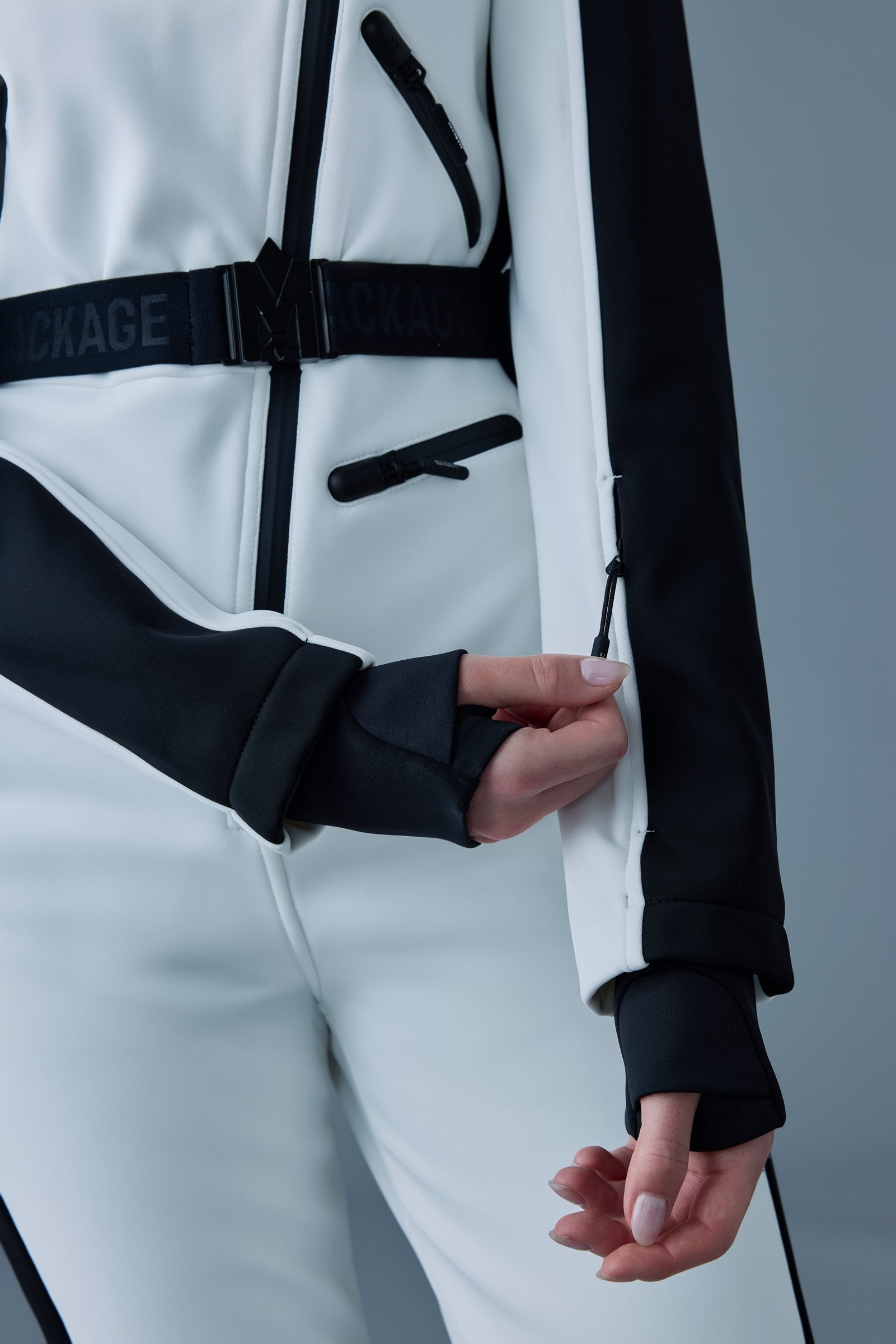 MIAKIM Techno fleece ski suit with asymmetrical zip - 6