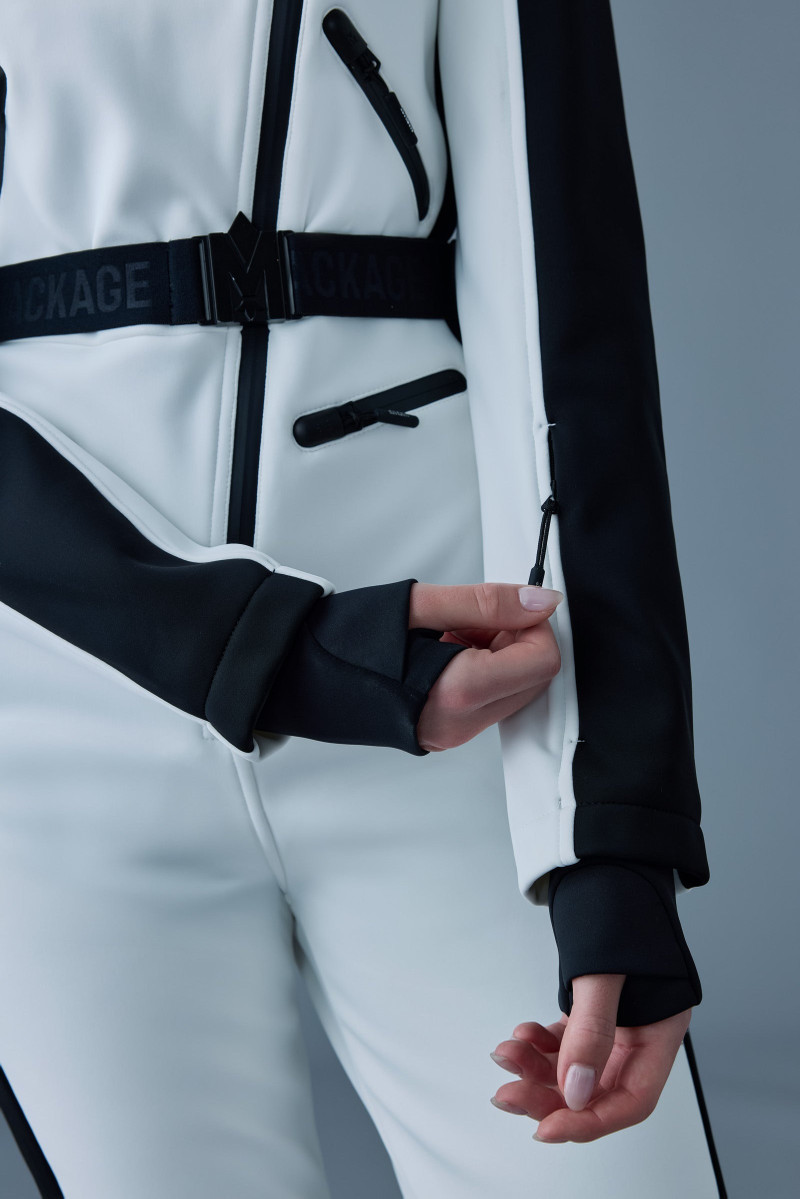 MIAKIM Techno fleece ski suit with asymmetrical zip 6