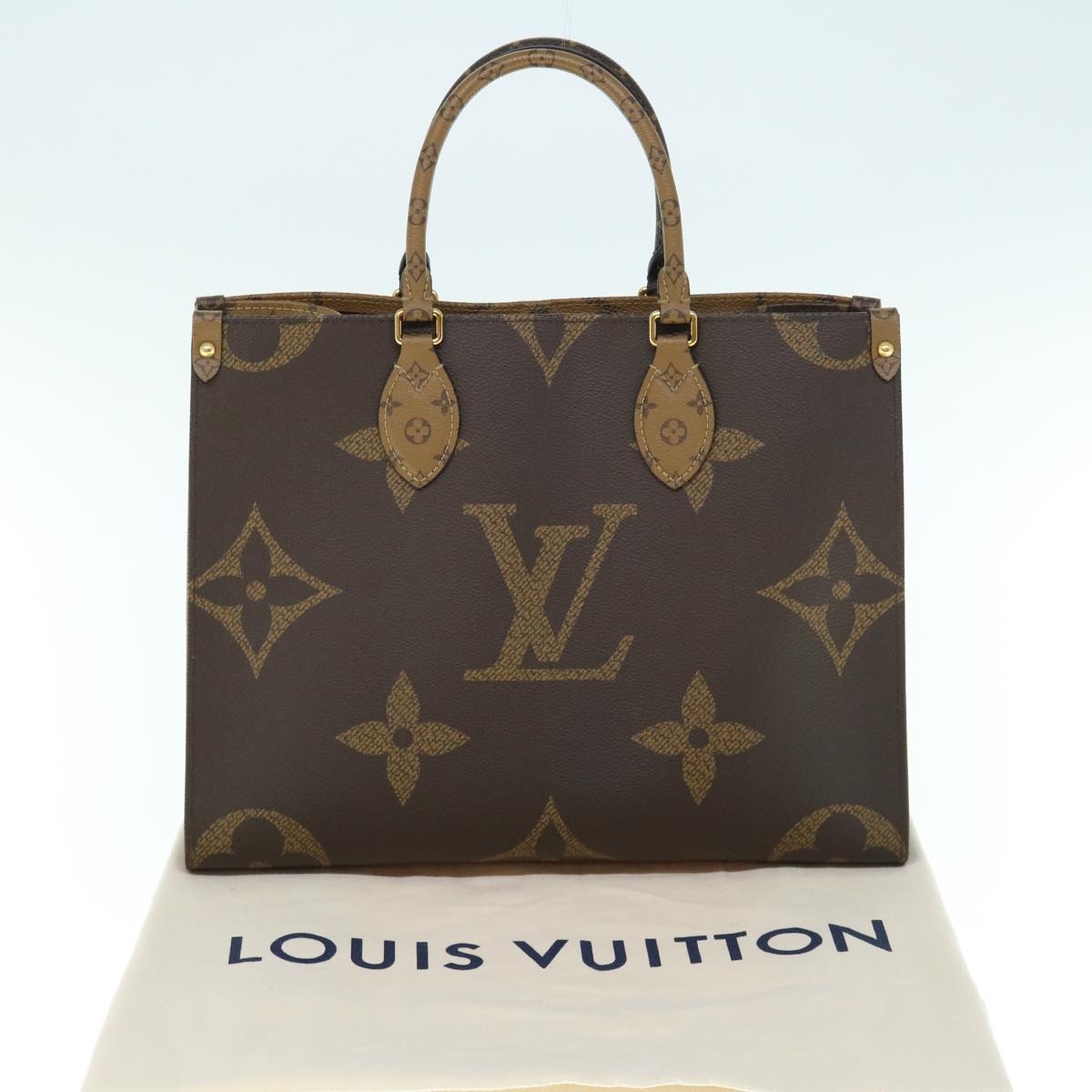 LOUIS VUITTON Monogram Reverse Giant On The Go MM Tote Bag M45321 - 10