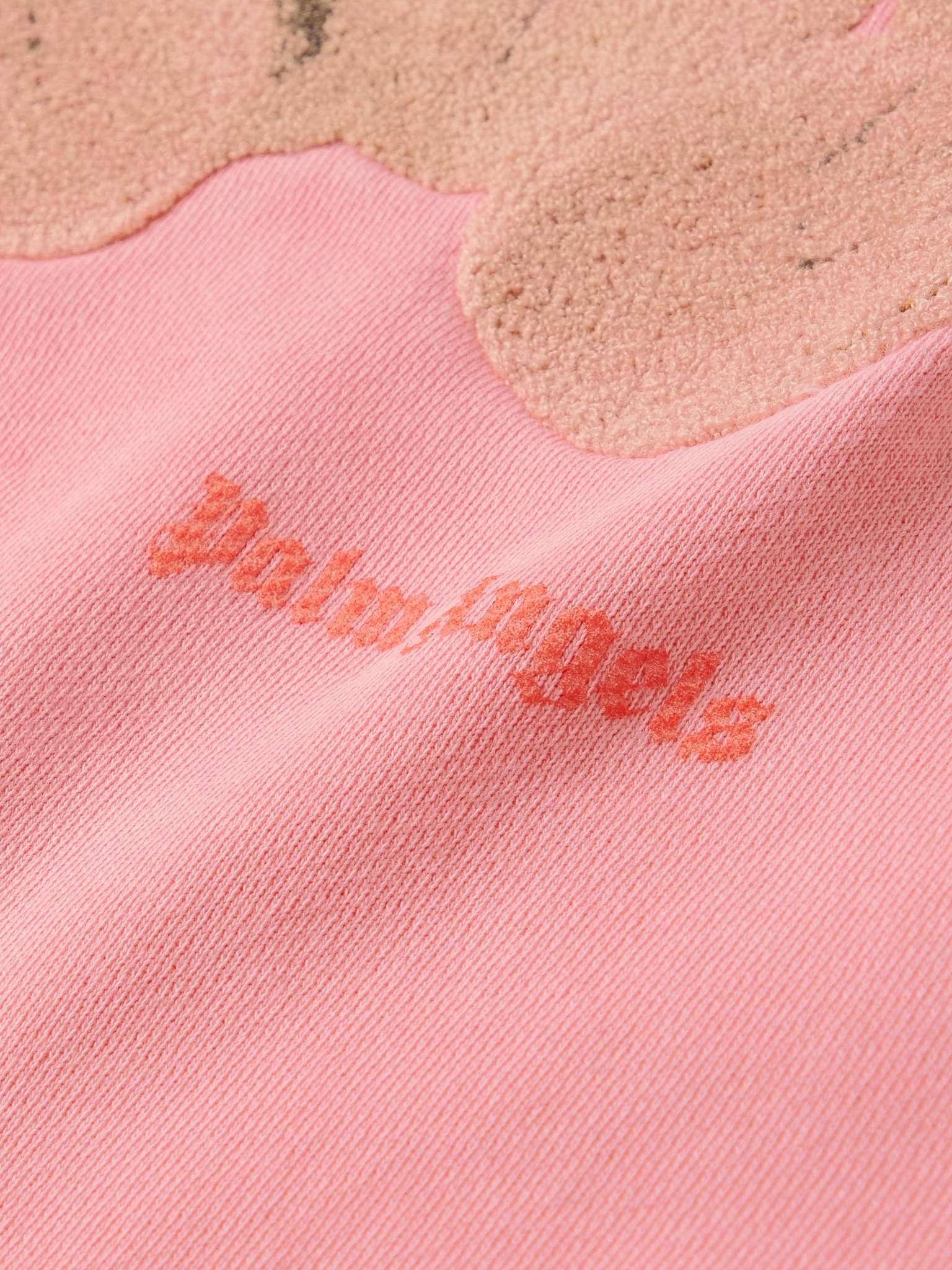 Bouclé-Trimmed Cotton-Jersey Sweatshirt - 3