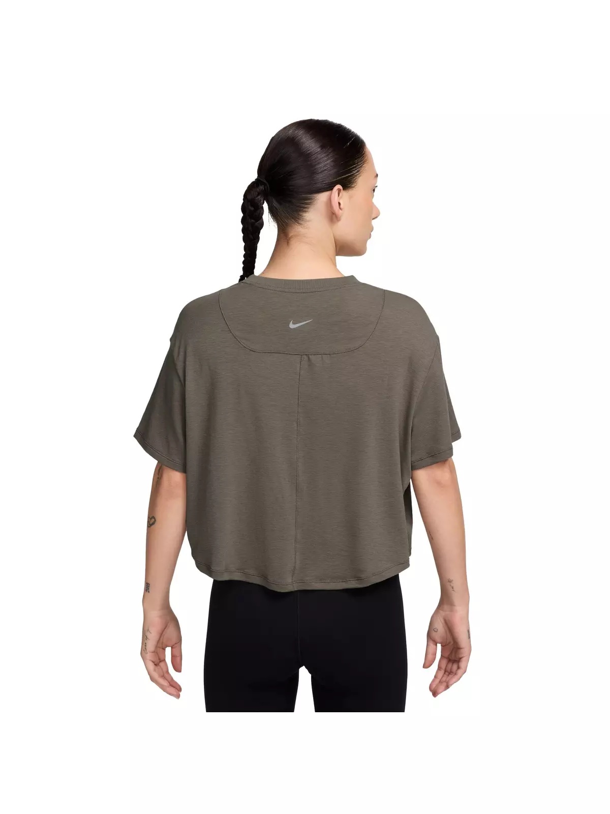 Women's One Relaxed Dri-FIT Cropped Short-Sleeve Top - 2