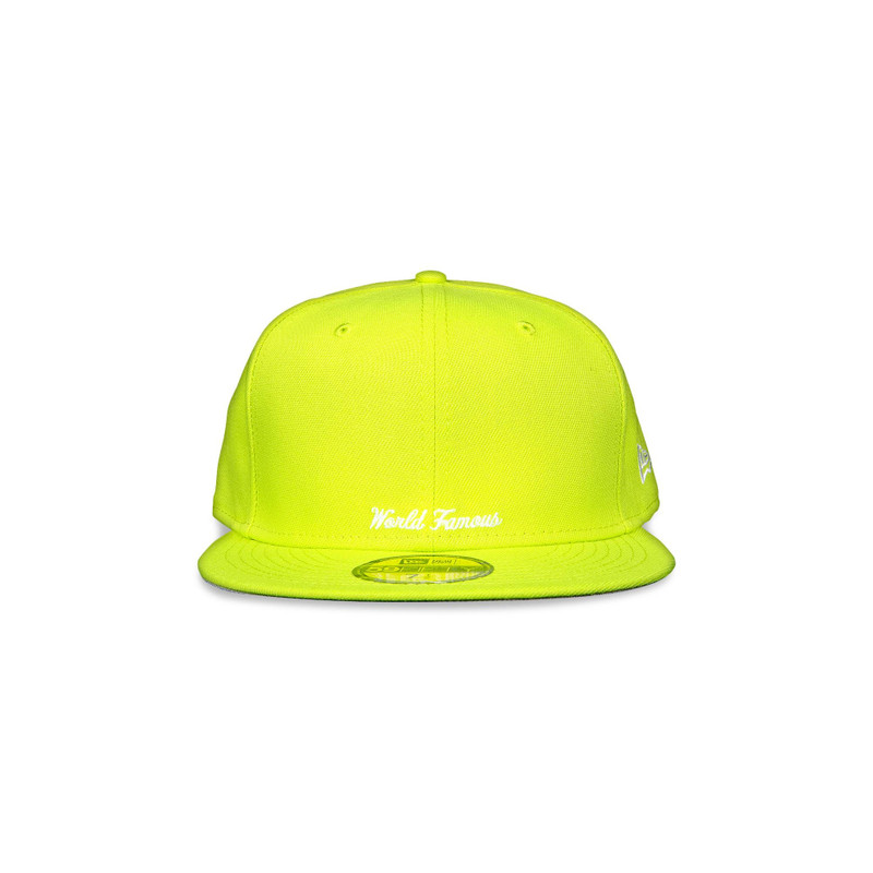 Supreme x New Era Reverse Box Logo Hat 'Bright Yellow' - 1