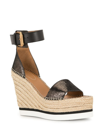 See by Chloé woven wedge sandals outlook