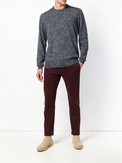 Etro paisley print knitted sweater outlook