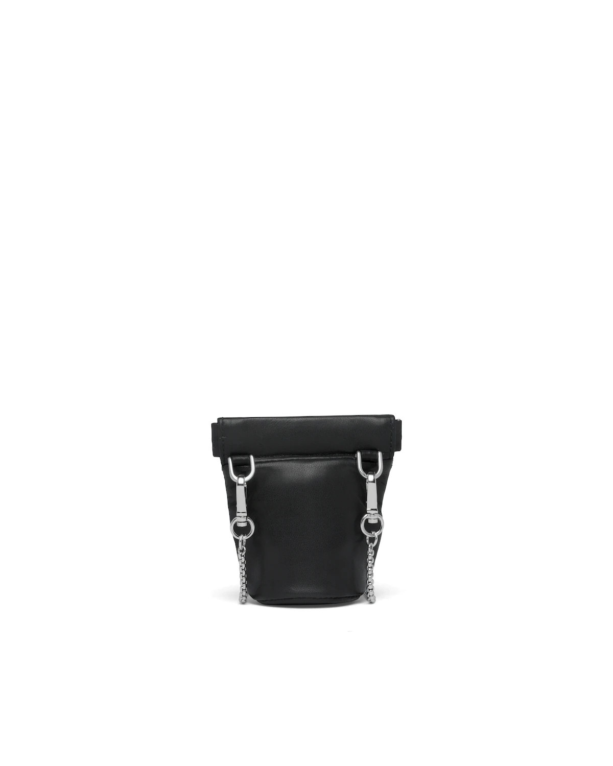 Nappa leather mini-pouch with necklace - 3