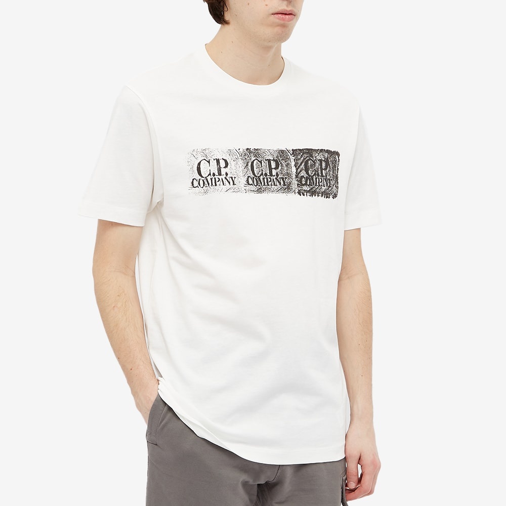 C.P. Company Ombre Stamp Logo Tee - 4