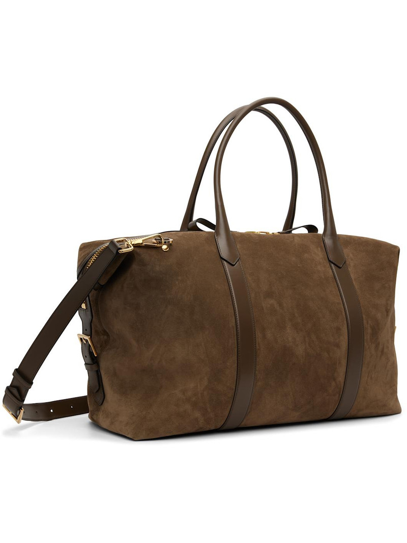 Taupe Buckley Holdall Duffle Bag 3