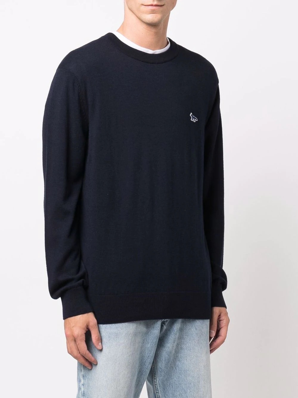 embroidered logo sweater - 3