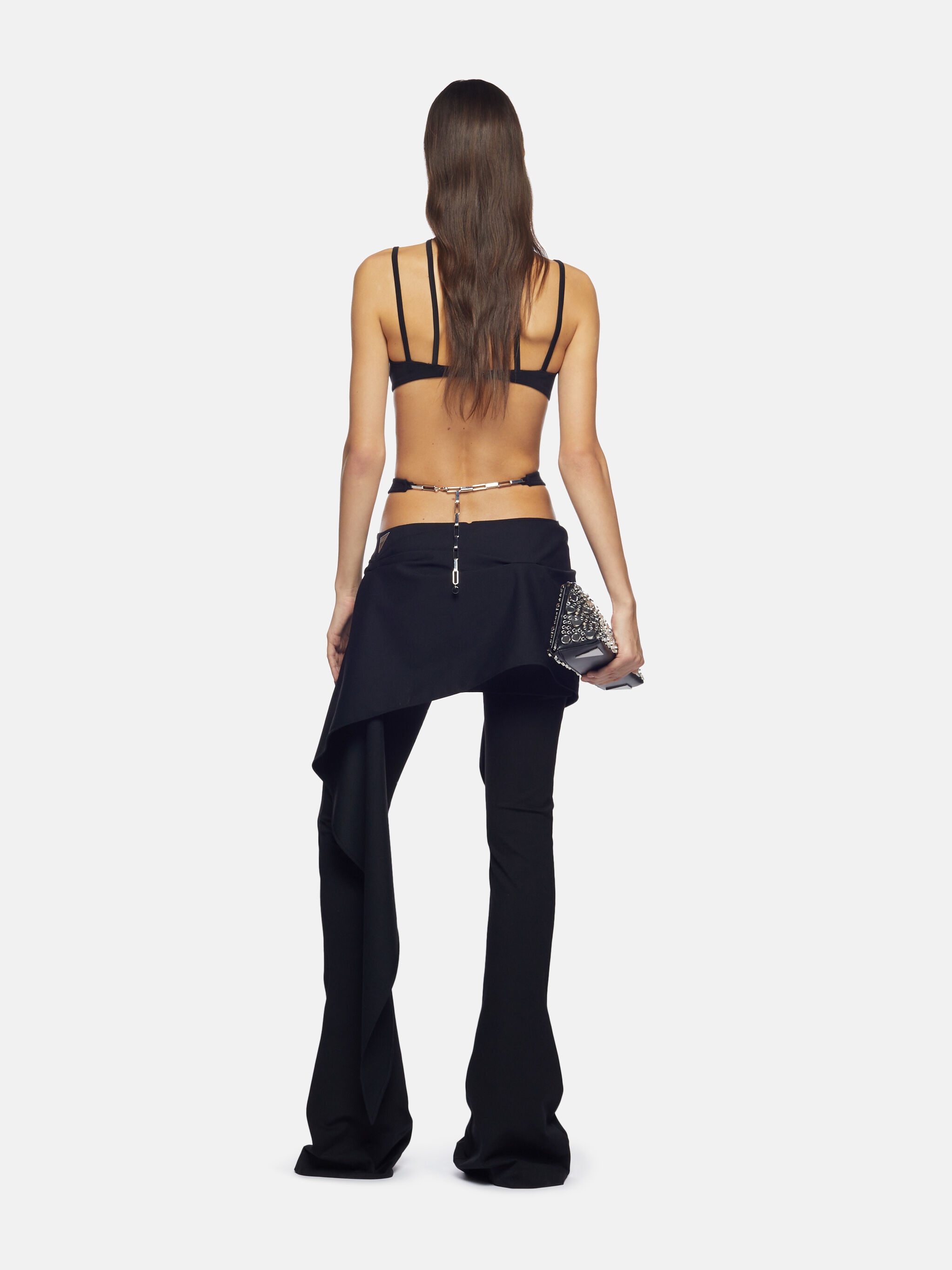 ''REMI'' BLACK LONG PANTS - 3