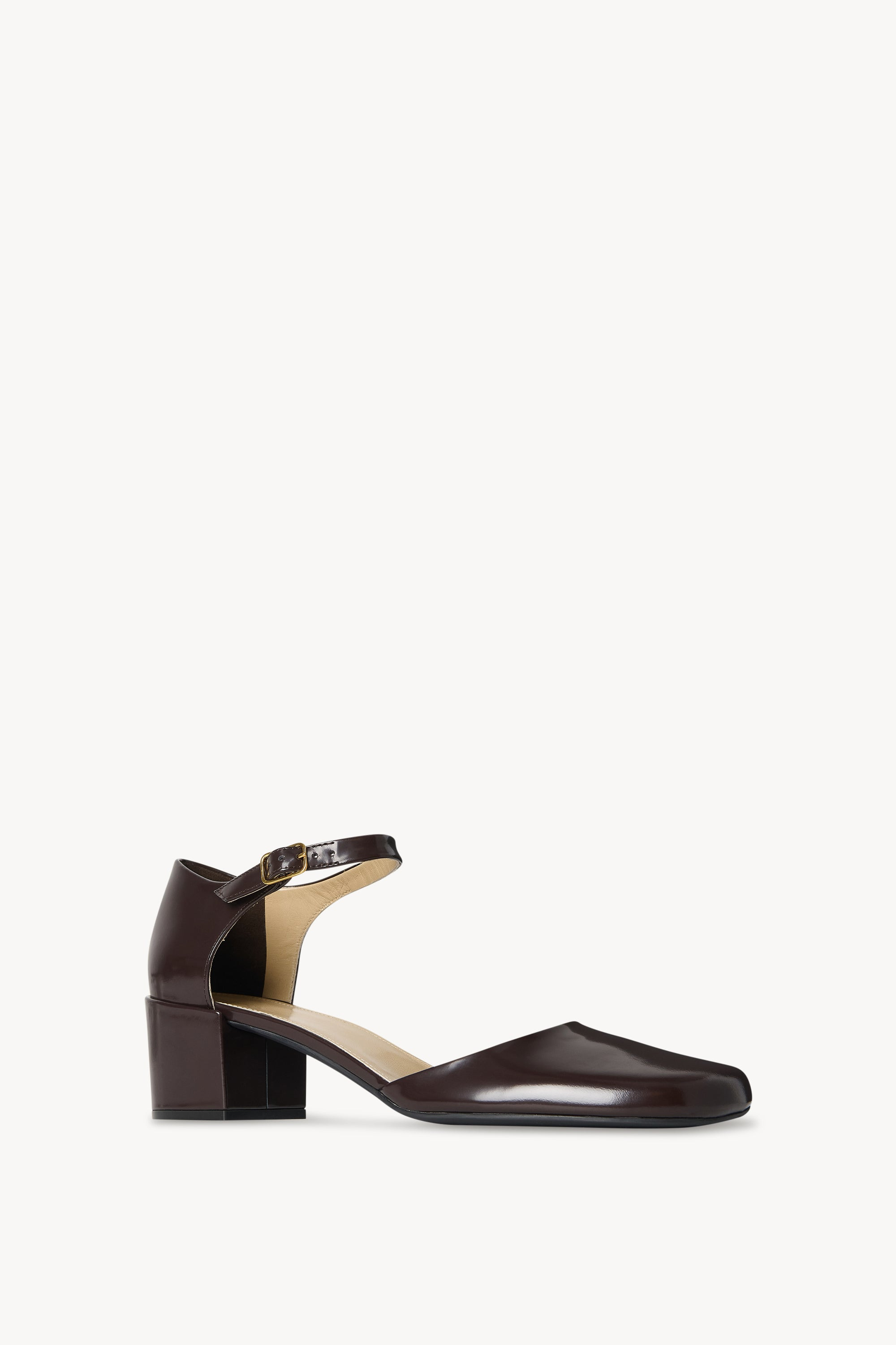 Penelope Ankle Strap Heel in Leather - 2