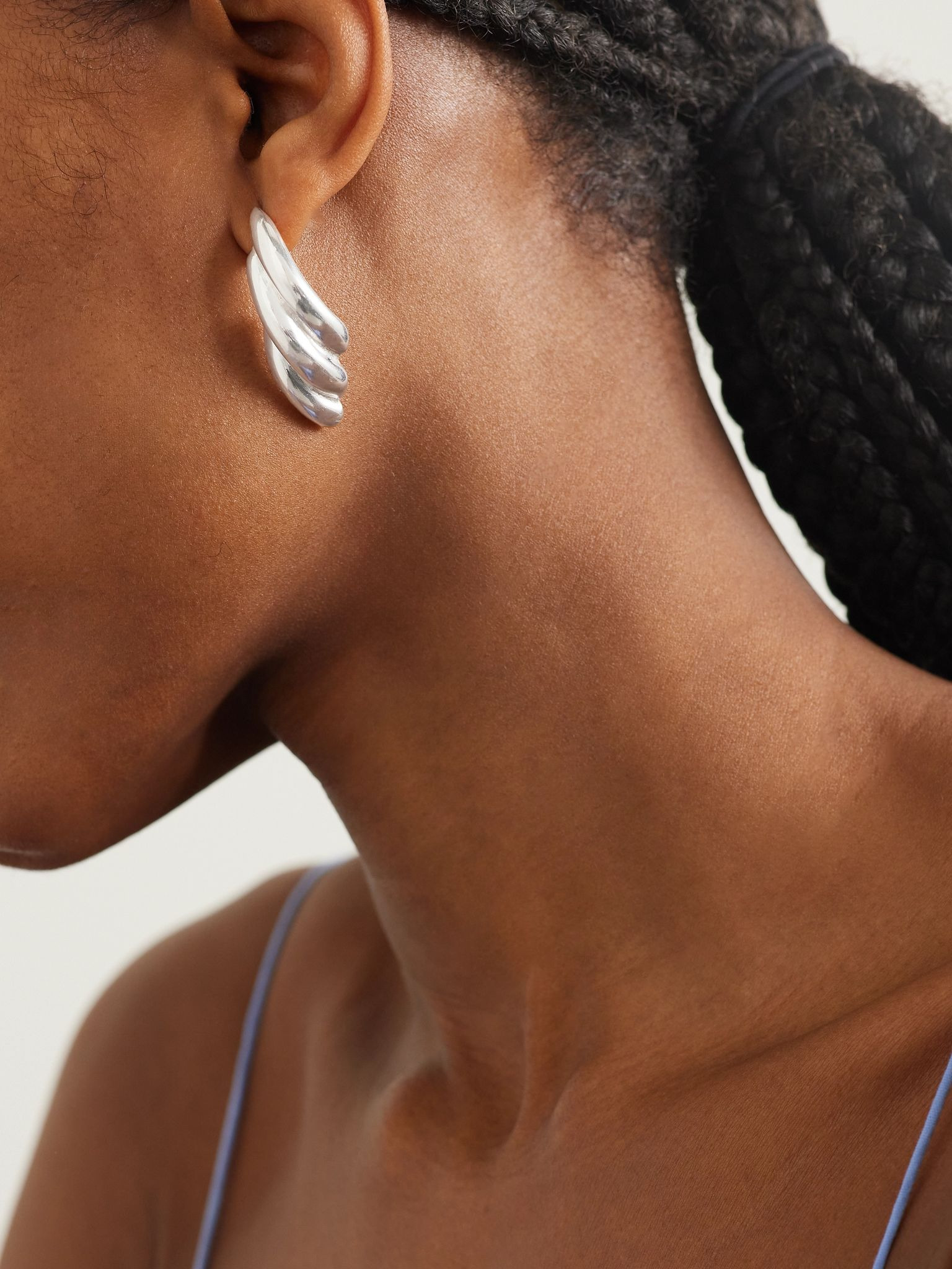 Kombos silver earrings Silver - 2