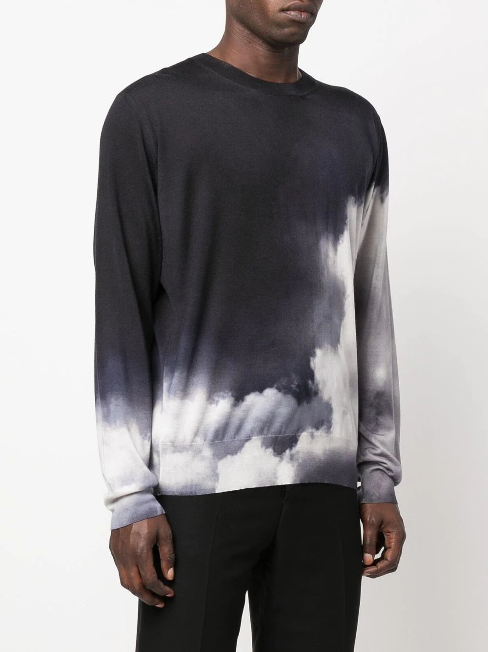 tie-dye crew-neck jumper - 3