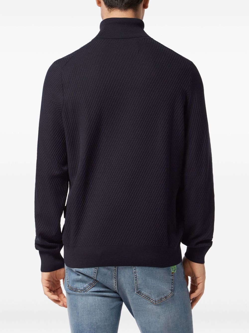 logo-patch sweater - 3